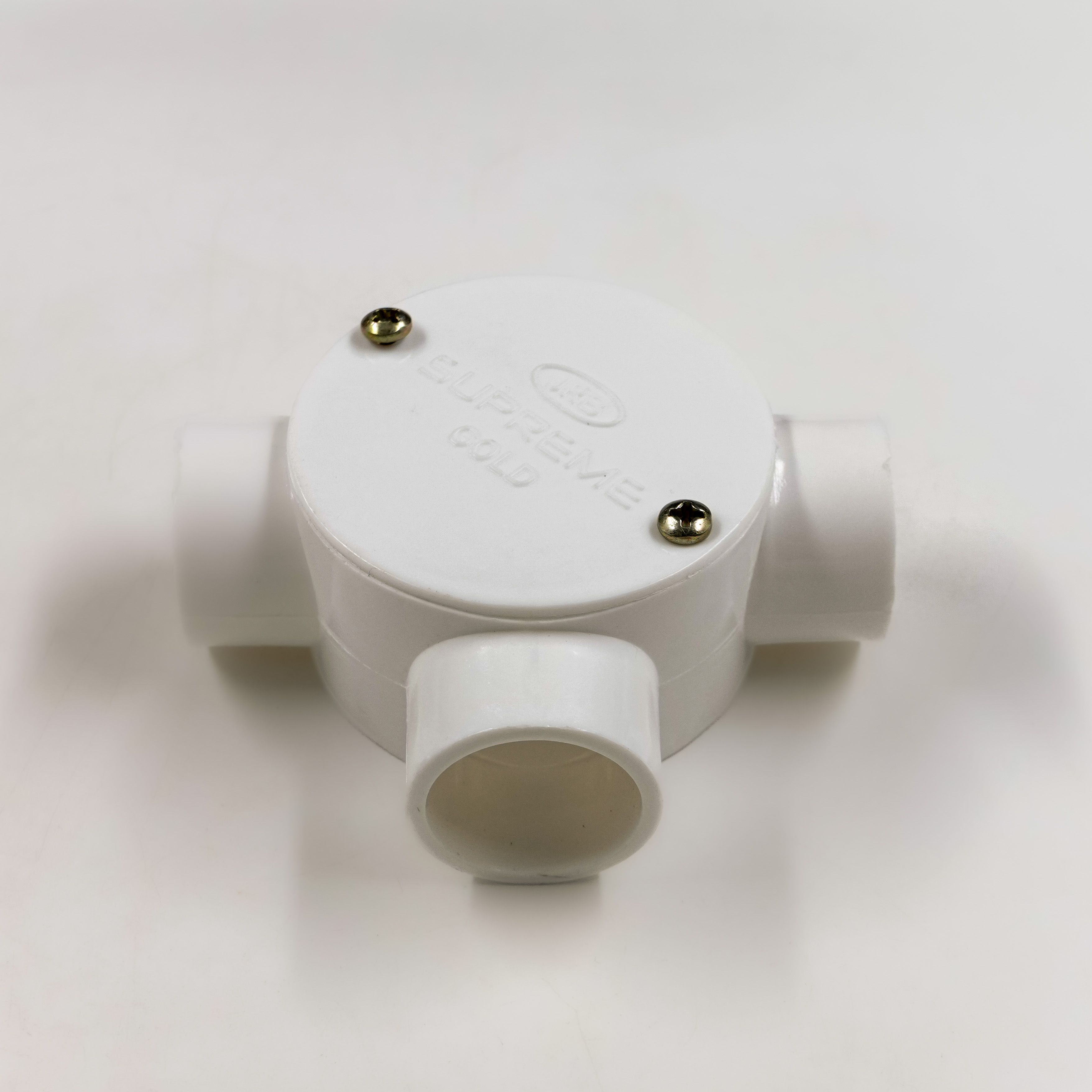 JRB Suppreme - 25Mm Conduit Junction Box 3 Way (White)